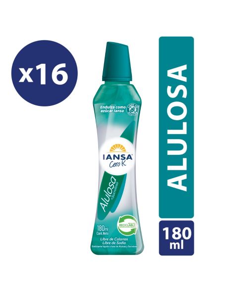 Endulzante Líquido Alulosa Pack 16x180ml