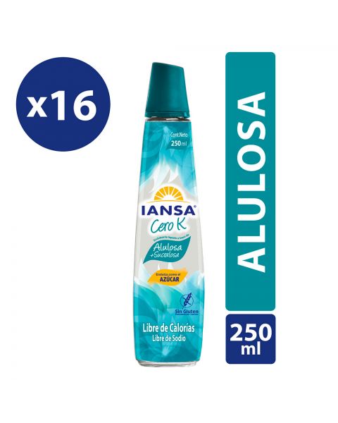 Endulzante Líquido Alulosa Pack 16x250ml