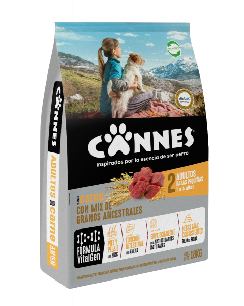 Alimento perro raza pequeña Carne y Cereal 18kg