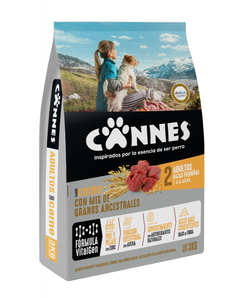 Alimento perro raza pequeña Carne y Cereal 3kg