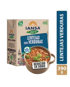 Lentejas con Verduras Listas 390g