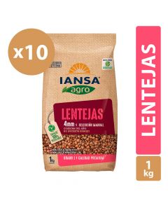 Lentejas 4mm Pack 10x1kg
