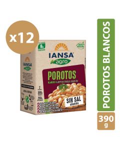 Porotos Blancos Listos Pack 12x390g