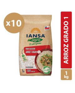 Arroz Grado 1 Pack 10x1kg