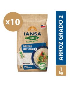 Arroz Grado 2 Pack 10x1kg