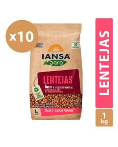 Lentejas 5mm Pack 10x1kg