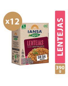 Lentejas Listas Pack 12x390g
