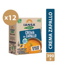 Crema de Zapallo Lista Pack 12x390g