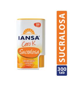 Endulzante Tabletas Sucralosa 300un