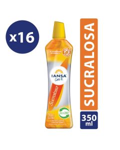 Endulzante Líquido Sucralosa Pack 16x350ml