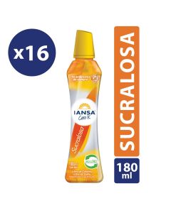 Endulzante Líquido Sucralosa Pack 16x180ml