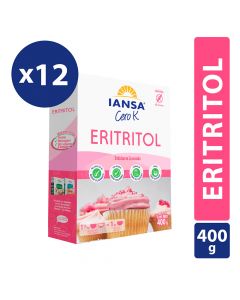 Endulzante Granulado Eritritol Pack 12x400g 01/05/2024