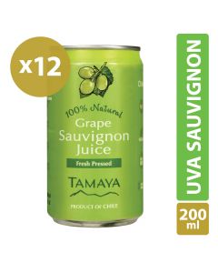 Jugo Uva Sauvignon lata Pack 12x200ml