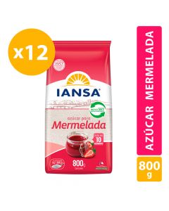 Azúcar Blanca Mermelada Pack 12x800g