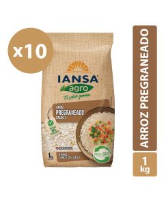 Arroz Pregraneado Grado 1 Pack 10x1kg
