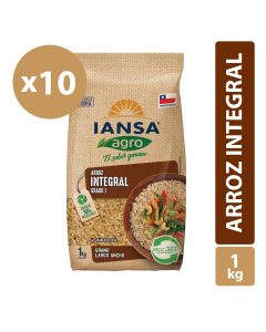 Arroz Integral Grado 1 Pack 10x1kg