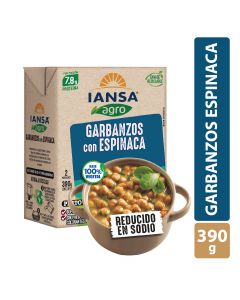 Garbanzos con Espinaca Listos 390g