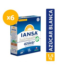 Azúcar Blanca Caja Pack 6x1,5kg