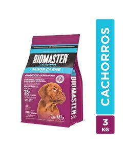 BIOMASTER CACHORRO SABOR CARNE 3 KG